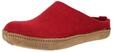 Hausschuh HAFLINGER "Haflinger Hausschuhe Filz", Damen, Gr. 43, rubinrot, Filz,