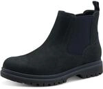 Tamaris Chelseaboots, Blockabsatz, Basicboots, Stiefelette mit dezenten Ziern&auml;hten