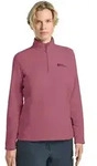 Stehkragenpullover JACK WOLFSKIN "TAUNUS HZ W", Damen, Gr. XS, rosa (raisin),