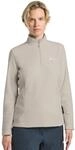 Stehkragenpullover JACK WOLFSKIN "TAUNUS HZ W", Damen, Gr. XS, beige (palesand),