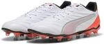 Fu&szlig;ballschuh PUMA "KING PRO FG/AG Fu&szlig;ballschuhe Erwachsene", Herren, Gr. 44, silber
