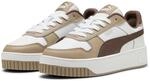 Sneaker PUMA "CARINA STREET", Damen, Gr. 37, beige (puma wei&szlig;, flat bronze, ice