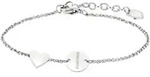 Armband LIEBESKIND BERLIN "Schmuck Edelstahl Together Today Everyday Herz", silber
