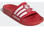 Badesandale ADIDAS SPORTSWEAR "ADILETTE SHOWER Liverpool", Herren, Gr. 47, wei&szlig;