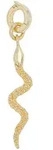 Charm-Einh&auml;nger AMOR "Schlangen-Optik", gold (gelbgoldfarben), Charms, Damen,...