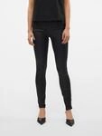 Skinny-fit-Jeans VERO MODA "VMFLASH MR SKINNY COATED PANTS NOOS", Damen, Gr. L (40),