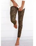 Leggings BUFFALO, Damen, Gr. 44/46, N-Gr, braun (camelfarben, schwarz, leo),...