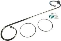 Liedeco Gardinenstange "Baldachingarnitur" &Oslash; 12 mm 1 l&auml;ufig-l&auml;ufig Fixma&szlig;