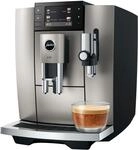 JURA Kaffeevollautomat "15712 E8 (ED), Midnight Silver" 27 Spezialit&auml;ten, WiFi, Hot