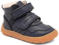 Barfu&szlig;schuh BISGAARD "barefoot becky lamb", M&auml;dchen, Gr. 22, blau (navy), Leder,