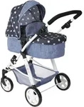 Kombi-Puppenwagen CHIC2000 "Nele", blau (sternchen), Puppenwagen, KinderB:71cm...