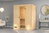 weka Sauna "Valida" Set, 7,5 kW Bio-Ofen mit digitaler Steuerung