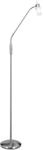 JUST LIGHT Stehlampe "MAX LED", silber (silberfarben), 1, H: 110cm, 1 Stk., Leuchten,