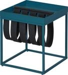 Inter Link Beistelltisch "Club NY, Magazinenst&auml;nder, Metall & Filz, modernes Design,