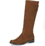 Caprice Schlupfstiefel, Blockabsatz, Langschaftstiefel in klassischer Linie, XS