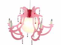 Hängeleuchte NIERMANN "Lüster Rosata" Lampen Gr. 1 flammig, Höhe: 35 cm, rosa