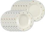 Seltmann Weiden Geschirr-Set "Tafelservice Marieluise Streublume 12er Set bunt"