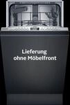 SIEMENS vollintegrierbarer Geschirrsp&uuml;ler iQ300 "SR63EX25KE" 10 tlg. Ma&szlig;gedecke