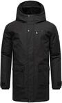 Wintermantel STONE HARBOUR "Netaan XX", Herren, Gr. S (48), schwarz, Obermaterial:
