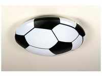 Deckenleuchte NIERMANN "Fußball" Lampen Gr. 1 flammig, Höhe: 9 cm, schwarz-weiß