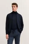 bugatti Strickjacke "Regular Fit" mit Stehkragen und Rei&szlig;verschlusstaschen