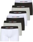 Jack & Jones Trunk "JACOLD &ndash; Boxershorts mit farbigem Bund im 6er-Pack"...