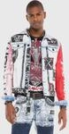 Cipo & Baxx Jeansjacke "Jacke" ohne Kapuze mit vielen Details