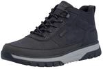 Schn&uuml;rboots RIEKER, Herren, Gr. 40, schwarz, Lederimitat, Textil, unifarben, Schuhe