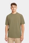 BOSS ORANGE T-Shirt "Te Dye Relaxed Fit" 100% Cotton Jersey Mock Neck Logo...