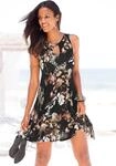 LASCANA Strandkleid "mit Ringdetail am Ausschnitt, Jerseykleid" Ohne Taschen