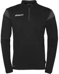 Trainingspullover UHLSPORT "1/4 ZIP TOP Squad 27", Herren, Gr. 3XL, schwarz (schwarz,