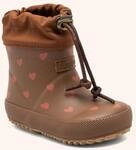 Gummistiefel BISGAARD "baby thermo rubber", M&auml;dchen, Gr. 25, chocolate heart, Gummi,