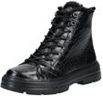 Schn&uuml;rstiefelette PAUL GREEN "Paul Green Stiefelette Glattleder", Damen, Gr. 38,