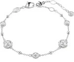 Armkette SWAROVSKI "Schmuck Geschenk Imber Armband" Gr. M, silber (metallfarben,