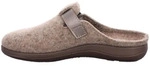 Pantoffel ROHDE "Bari", Damen, Gr. 40, Filz, beige (beige, meliert), Schuhe,