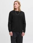 Rundhalsshirt JACK & JONES "JJEORGANIC BASIC TEE LS O-NECK NOOS", Herren, Gr. L,