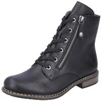 Rieker Stiefelette Schn&uuml;rstiefelette, Schn&uuml;rboots mit Rei&szlig;verschluss an der