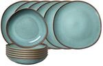 like. by Villeroy & Boch Geschirr-Set "Tafel-Set Lave 12er Set" Sp&uuml;lmaschinenfest,