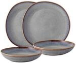 like. by Villeroy & Boch Geschirr-Set "Tafel-Set Lave 4er Set" Sp&uuml;lmaschinenfest,