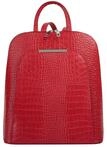 Cluty Cityrucksack echt Leder, Made in Italy