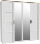 FORTE Kleiderschrank "Bohol" H&ouml;he 214 cm, Spiegelt&uuml;re, SoftClose
