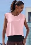 LASCANA ACTIVE 2-in-1-Shirt "Tropical" im doppellagigen Look