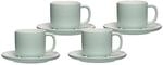 Ritzenhoff & Breker Tasse "Kaffeetassen mit Untertassen Jasper 240 ml 4er Set"