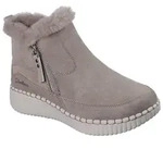 Winterboots SKECHERS "WILSHIRE BLVD-FRESH ZIP", Damen, Gr. 36, beige (taupe),