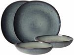 Villeroy & Boch Geschirr-Set "Lave gris Tafelset" Effektglasur im handmade Pottery
