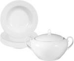 Seltmann Weiden Geschirr-Set "Suppen-Set Rondo/Liane 7er Set wei&szlig;"