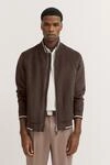 bugatti Blouson ohne Kapuze aus wasserabweisendem Velourleder