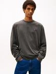 Tommy Jeans Langarmshirt "Classic Relaxed Fit" Rundhals, Jersey, gro&szlig;es Logo am