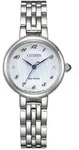Solaruhr CITIZEN "Citizen L", silberfarben, blau, Armbanduhren, Damen, Quarzuhr,