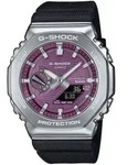 Smartwatch CASIO G-SHOCK "GBM-2100A", schwarz, beere, silberfarben, schwarz,